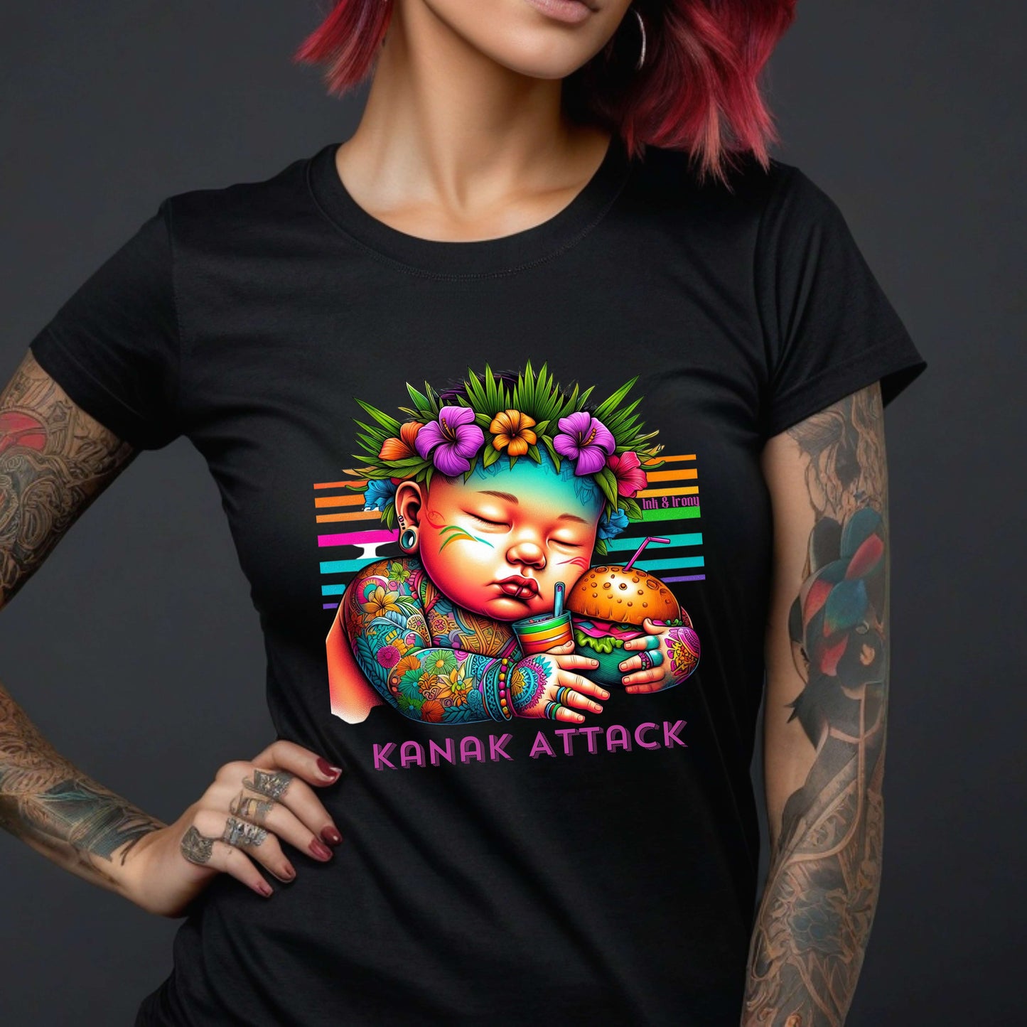 Kanak Attack Hawaiian Style T-Shirt