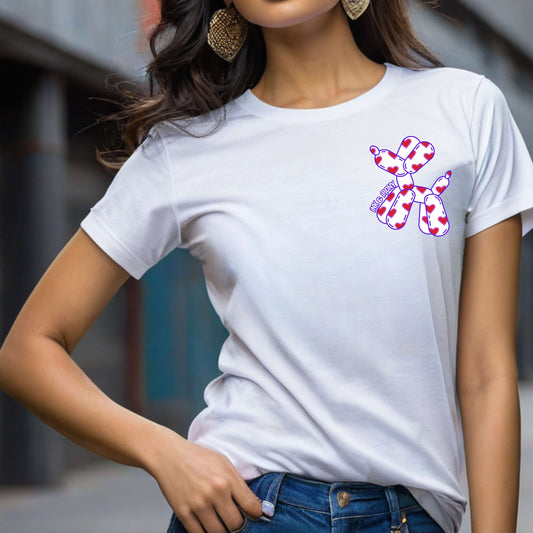 Balloon Puppy Hearts T-Shirt