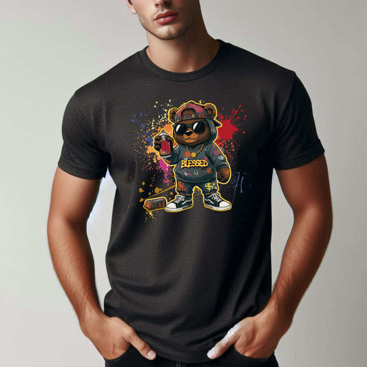 Blessed Graffiti Bear T-shirt