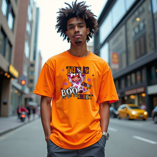 This is Some Boo Sheet Highland Cow T-Shirt