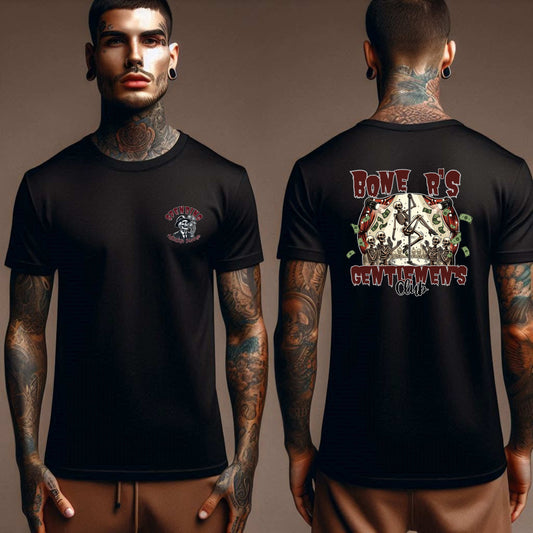 Spending Afterlife Savings Bone R's Gentlemen's Club Tshirt
