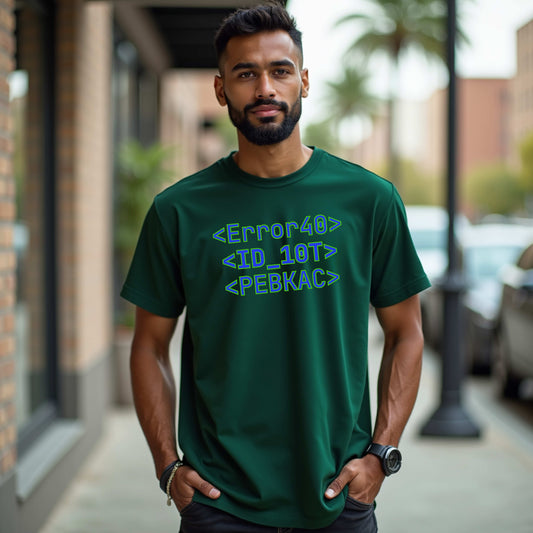 Error 40 ID10T PEBKAC IT Issues T-Shirt