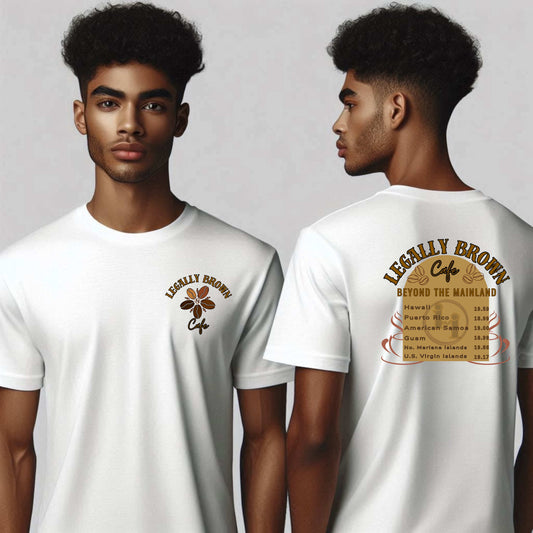 Legally Brown Cafe Beyond the Mainland T-Shirt