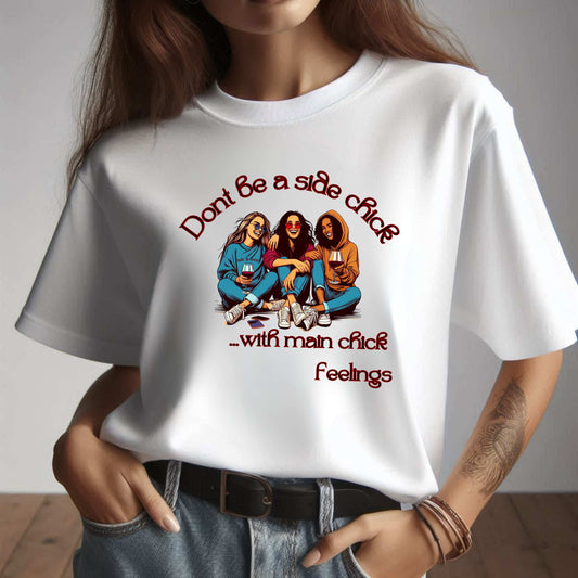 Don't Be A Side Chick with Main Chick Feelings T-Shirt
