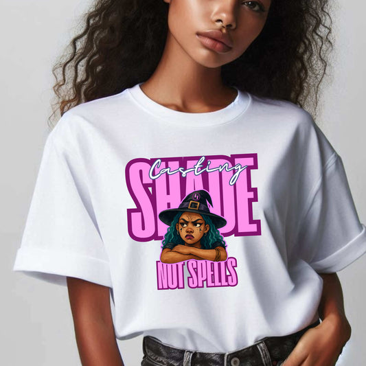 Casting Shade Not Spells - Halloween T-Shirt