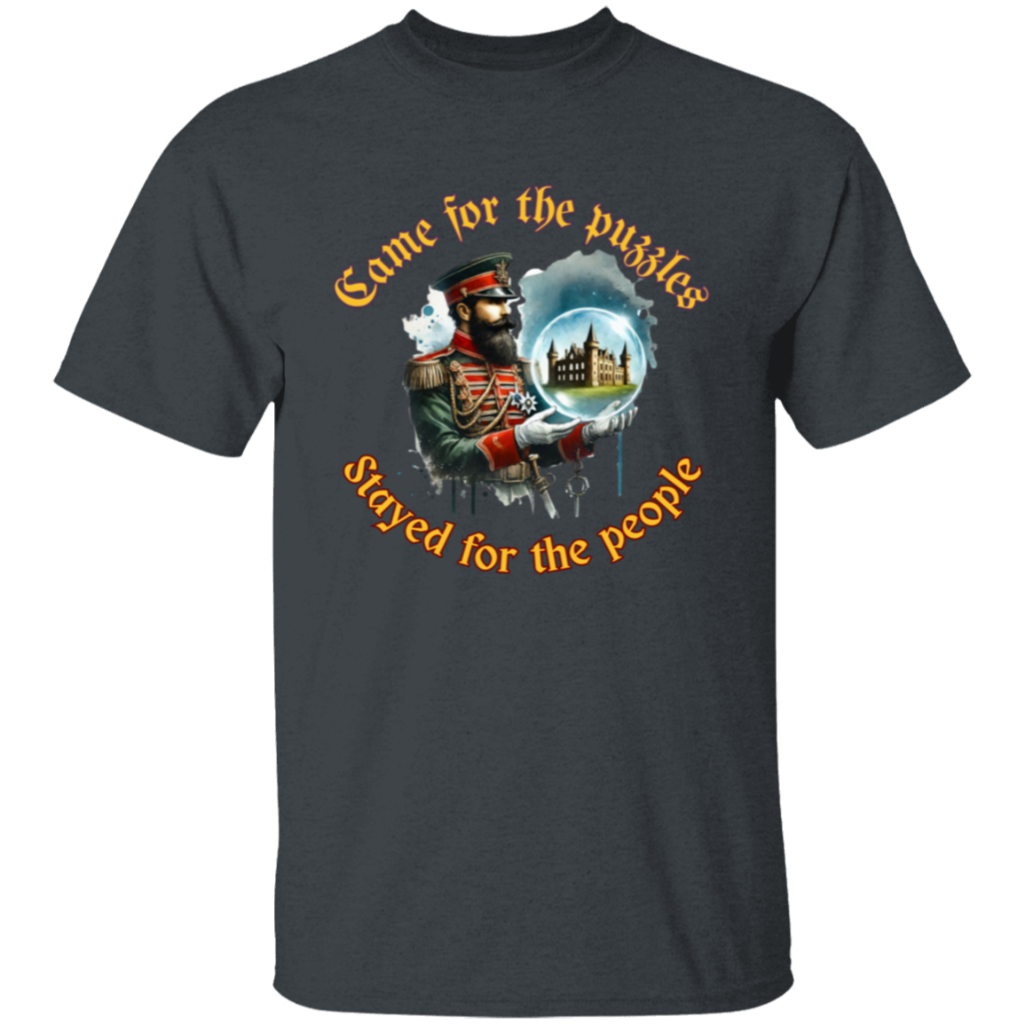 Camiseta "Vine por los rompecabezas"