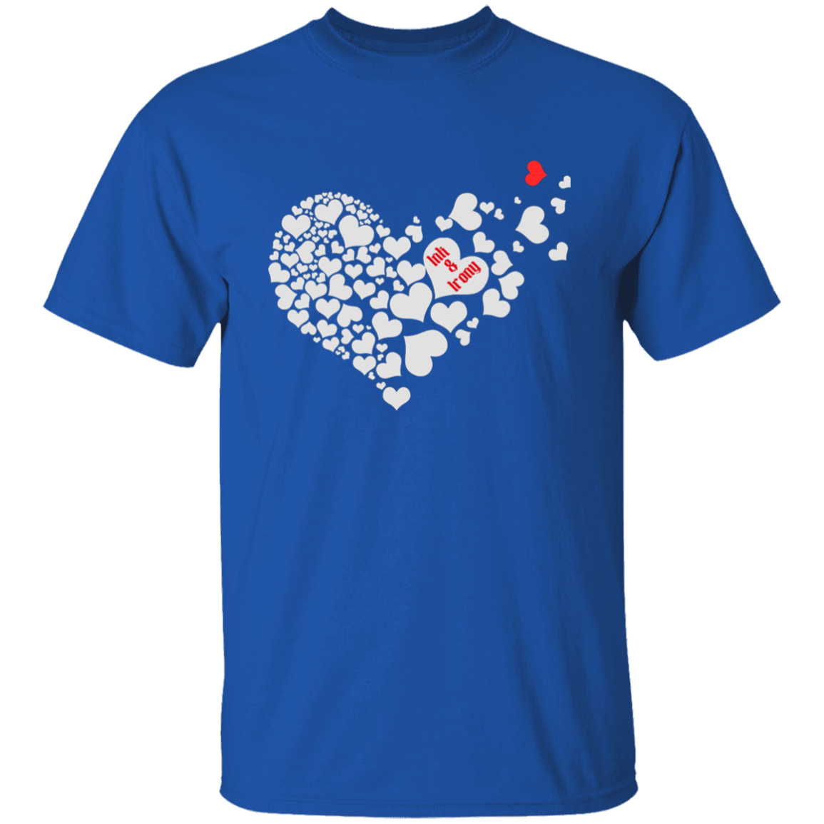 Many Hearts in Heart Shape T-Shirt