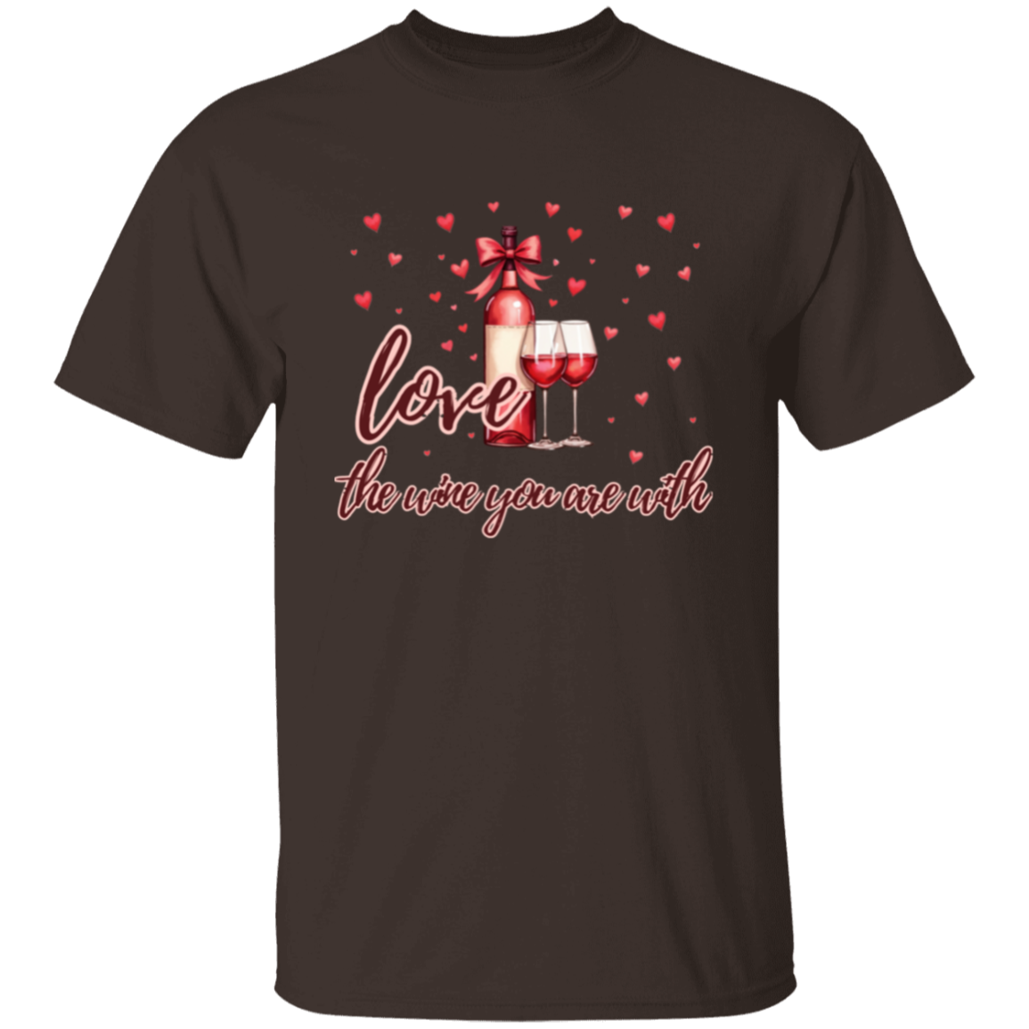 Camiseta "Ama el vino que te acompaña"