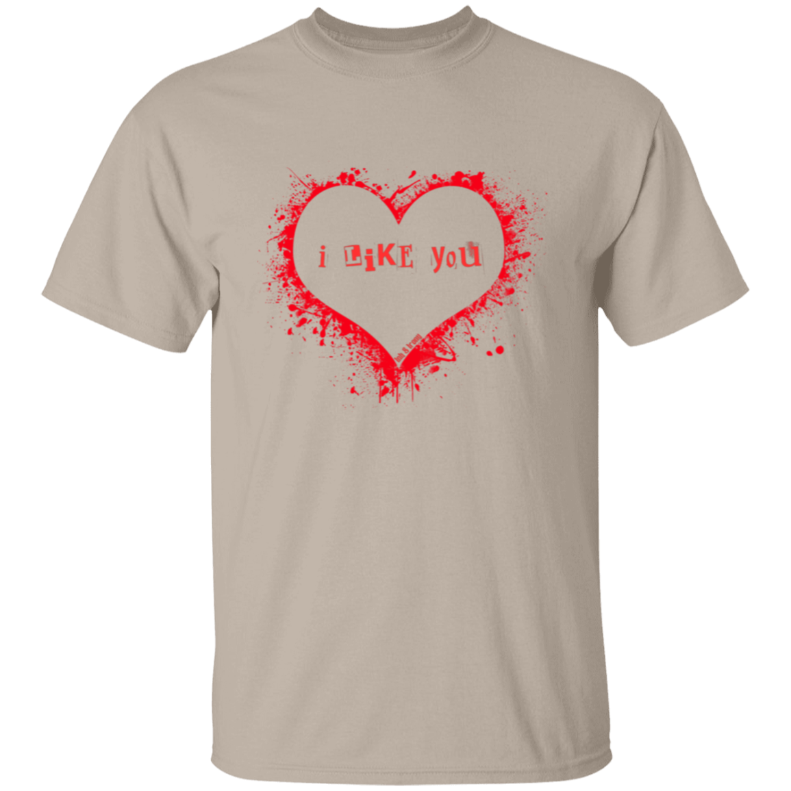 I Like You Red Heart T-Shirt