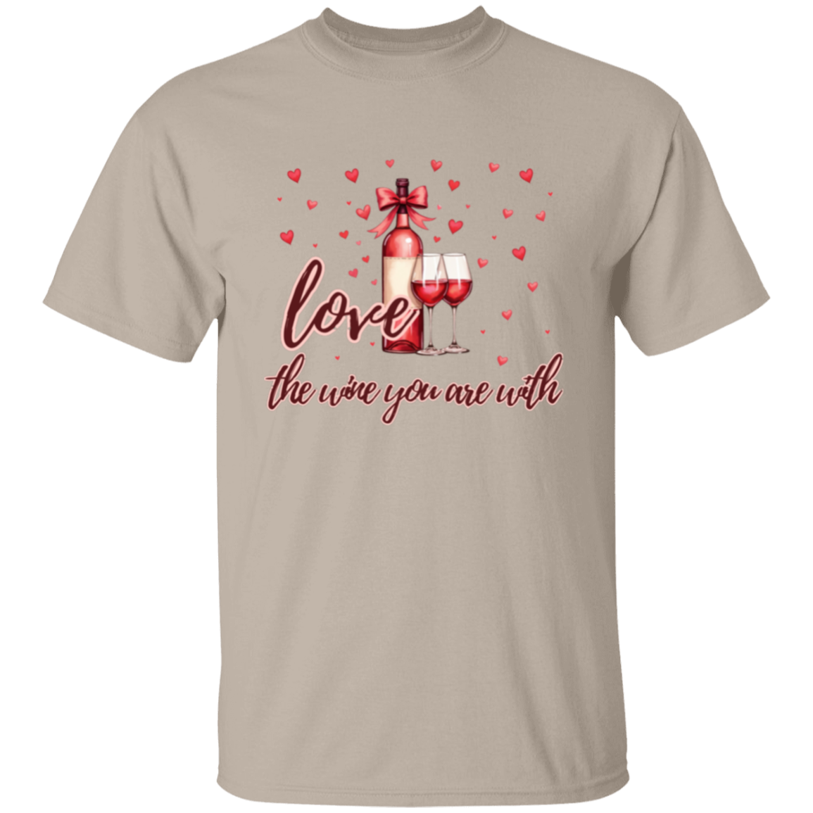Camiseta "Ama el vino que te acompaña"