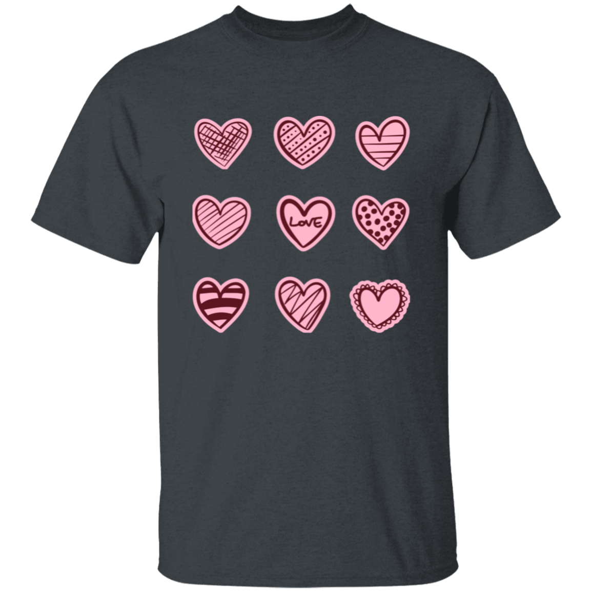 Heart Grid 3x3 T-Shirt