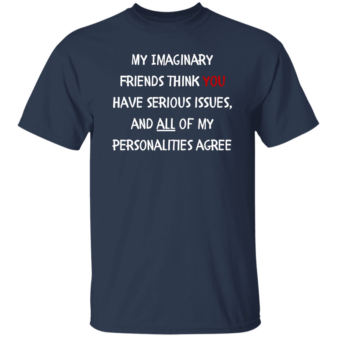 Camiseta de amigos imaginarios
