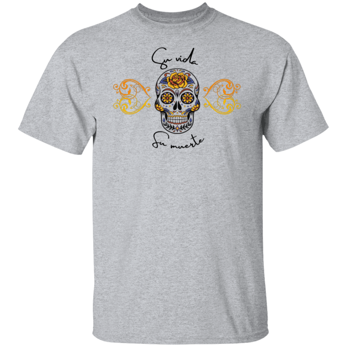 Camiseta Sugarskull Su Vida Su Muerte