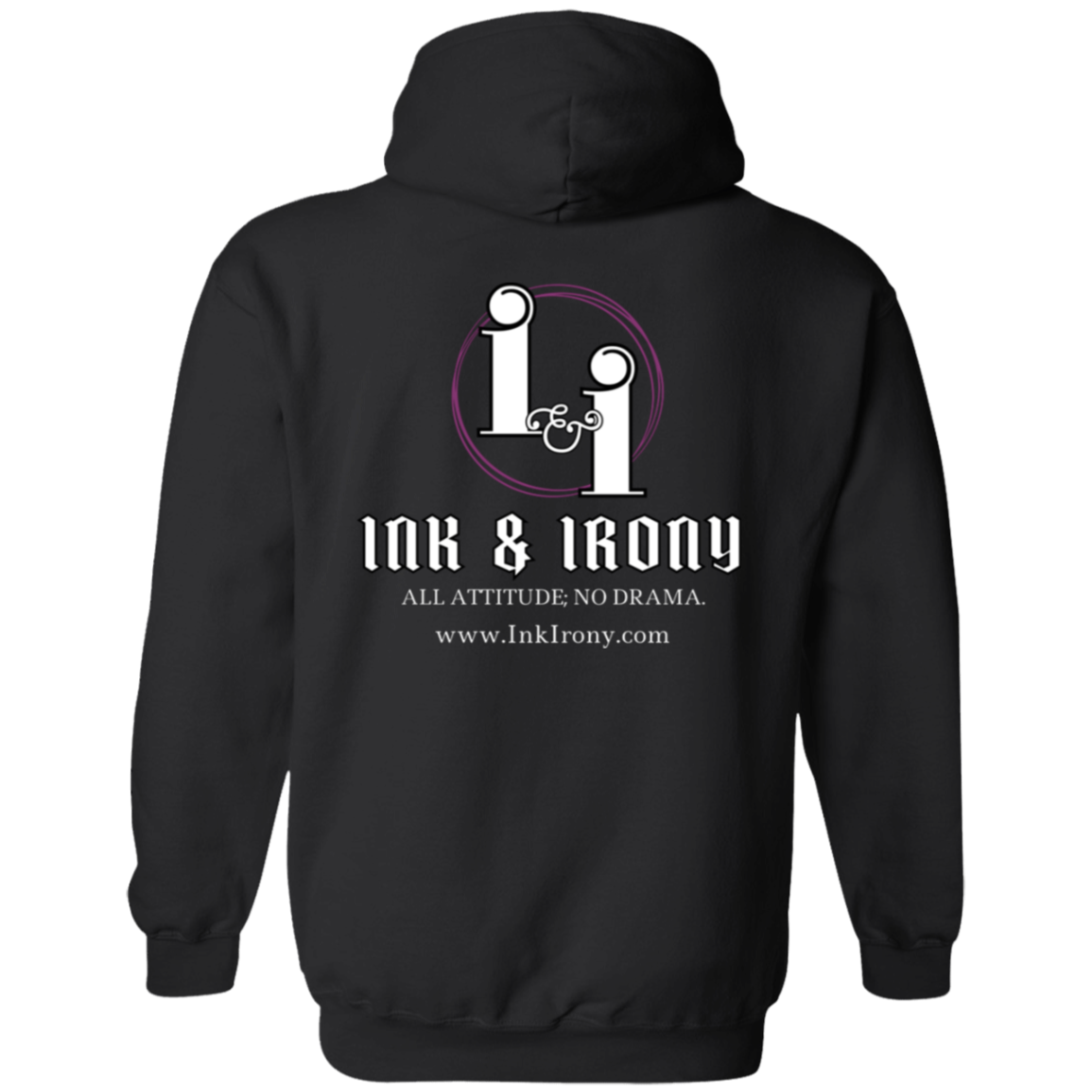 Sudadera con capucha y cremallera completa Ink &amp; Irony