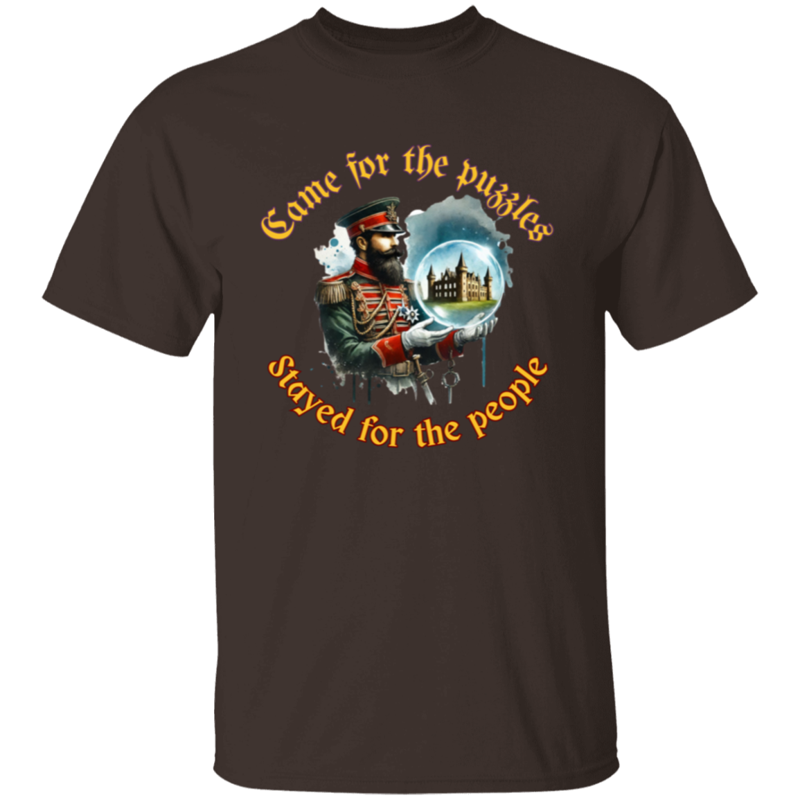 Camiseta "Vine por los rompecabezas"