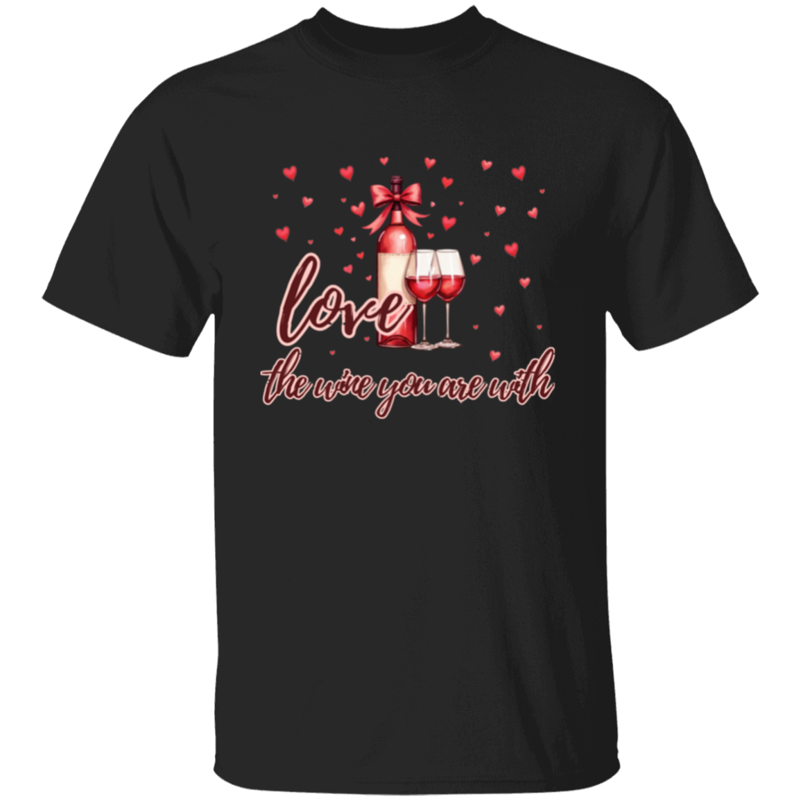 Camiseta "Ama el vino que te acompaña"