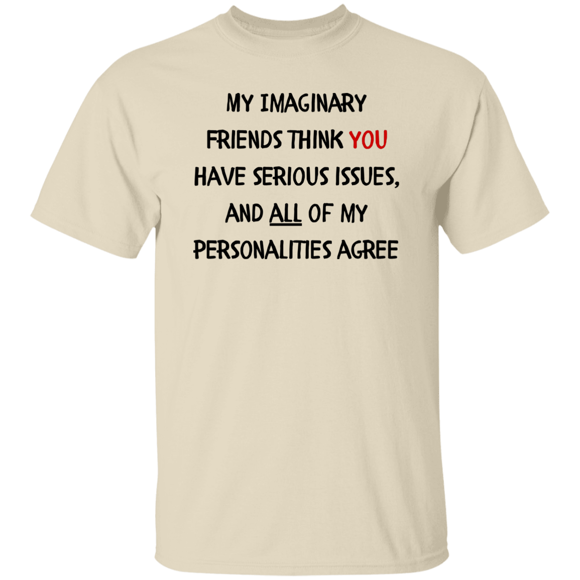 Camiseta de amigos imaginarios