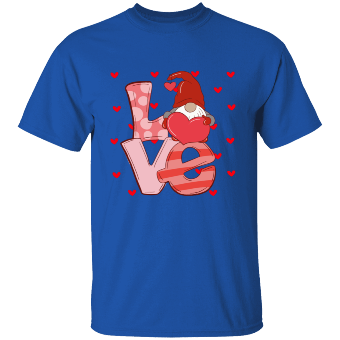 Love Hearts and Gnome T-Shirt