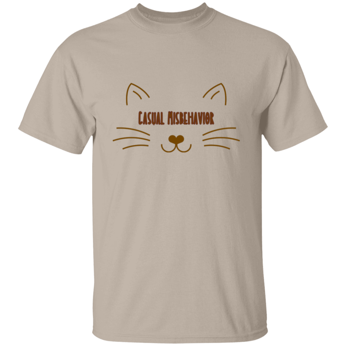 Camiseta informal de mala conducta