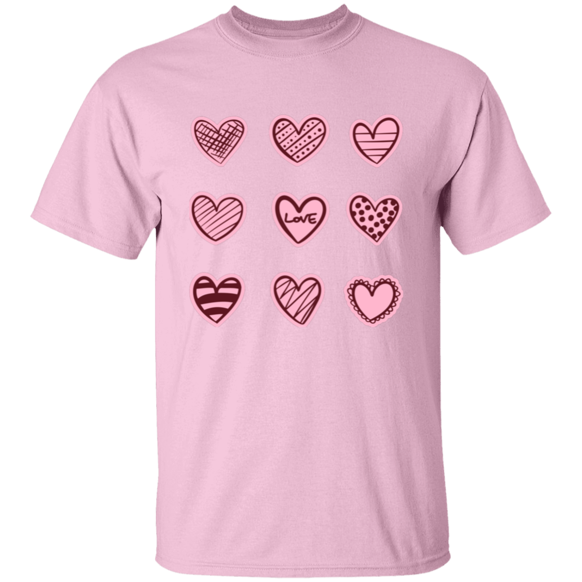 Heart Grid 3x3 T-Shirt