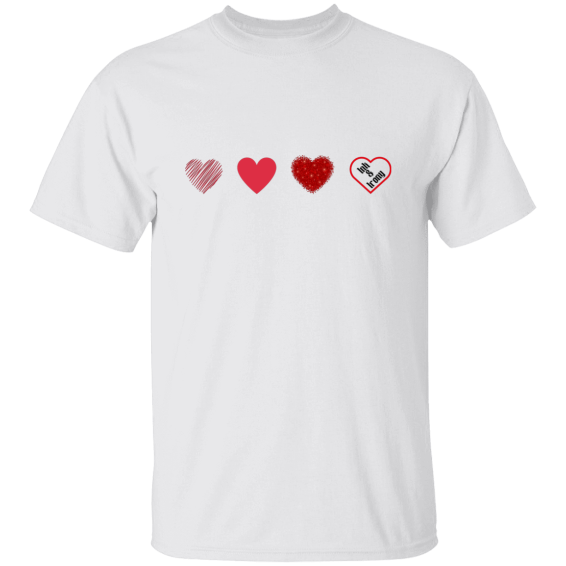 Red Heart Row T-Shirt