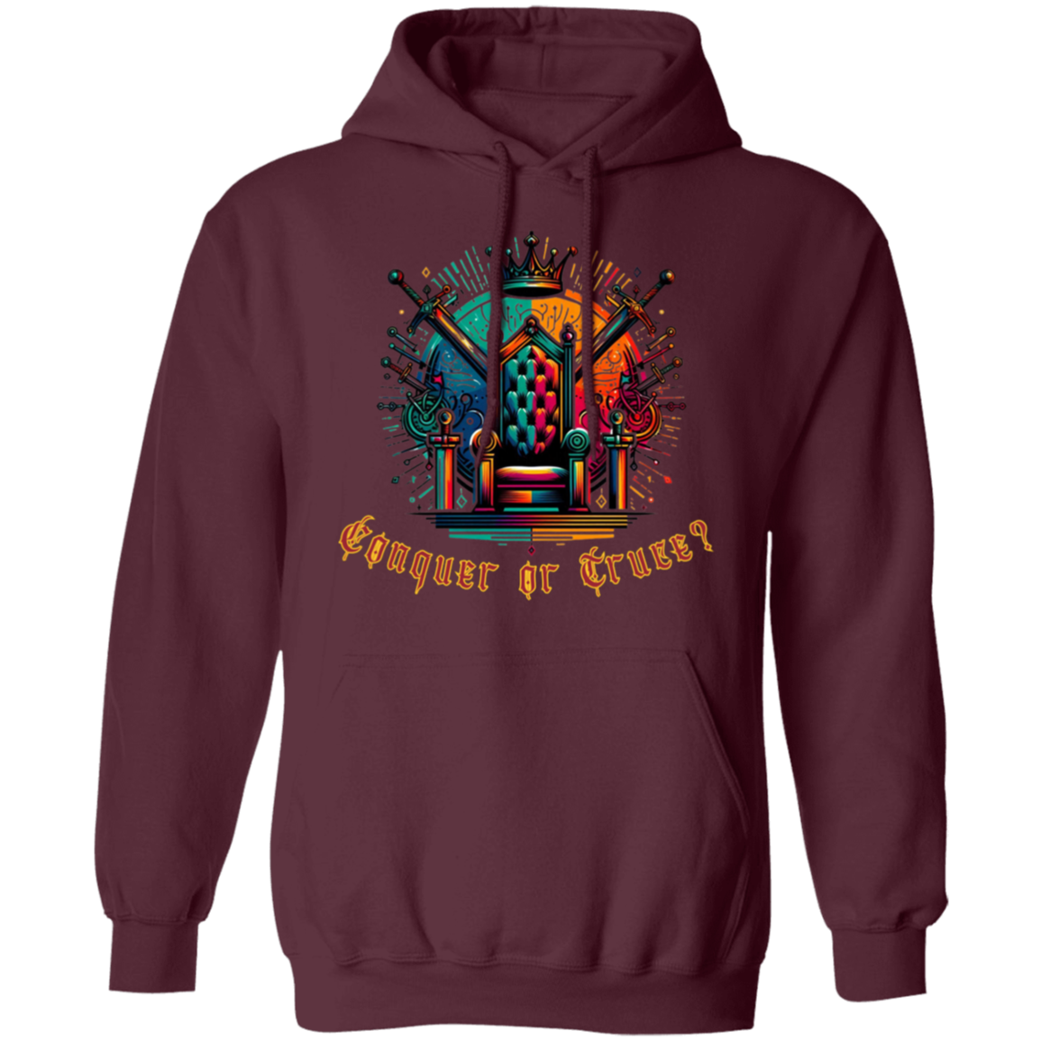 Conquer or Truce Pullover Hoodie