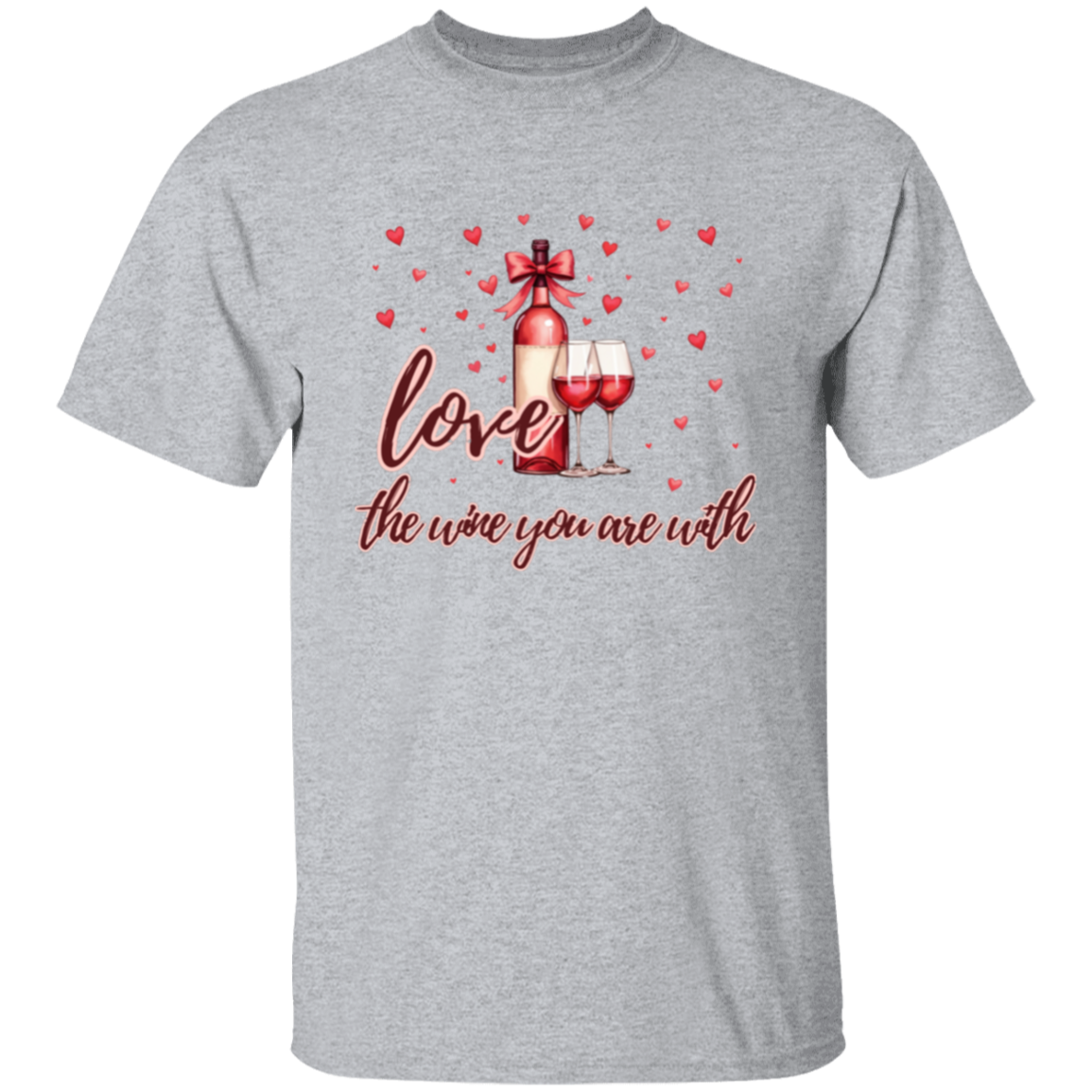 Camiseta "Ama el vino que te acompaña"