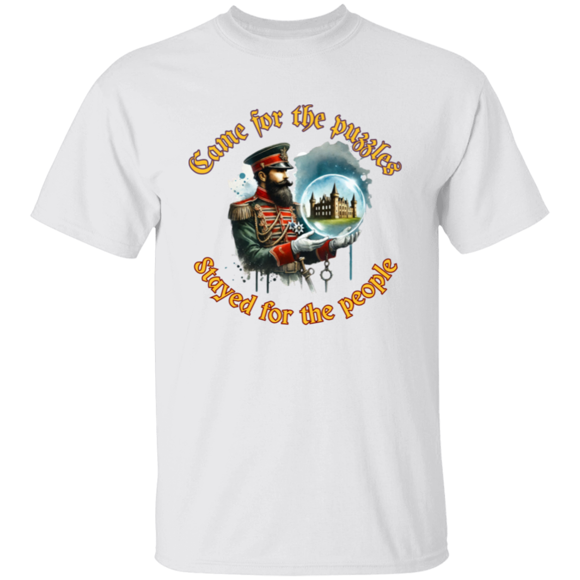 Camiseta "Vine por los rompecabezas"