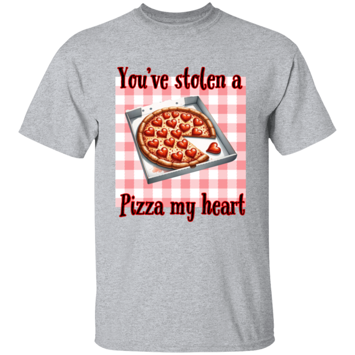 Camiseta Pizza Mi Corazón