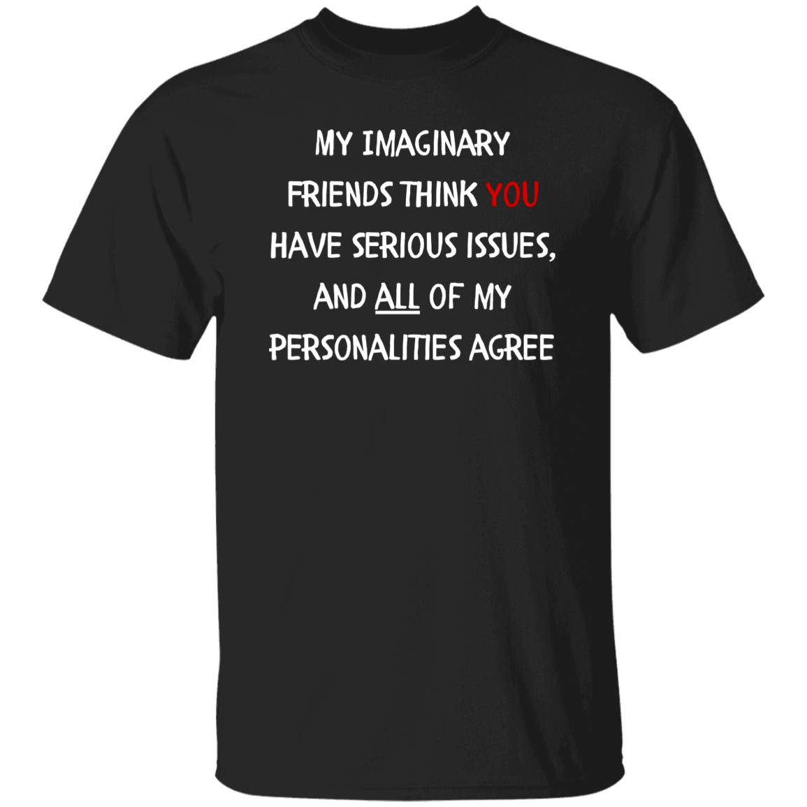 Camiseta de amigos imaginarios