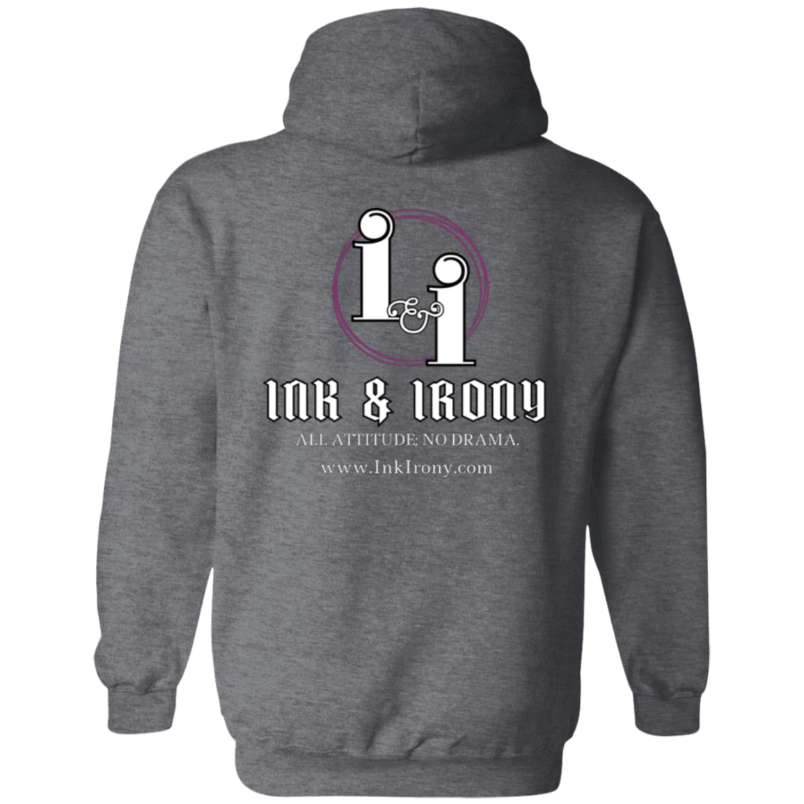Sudadera con capucha y cremallera completa Ink &amp; Irony