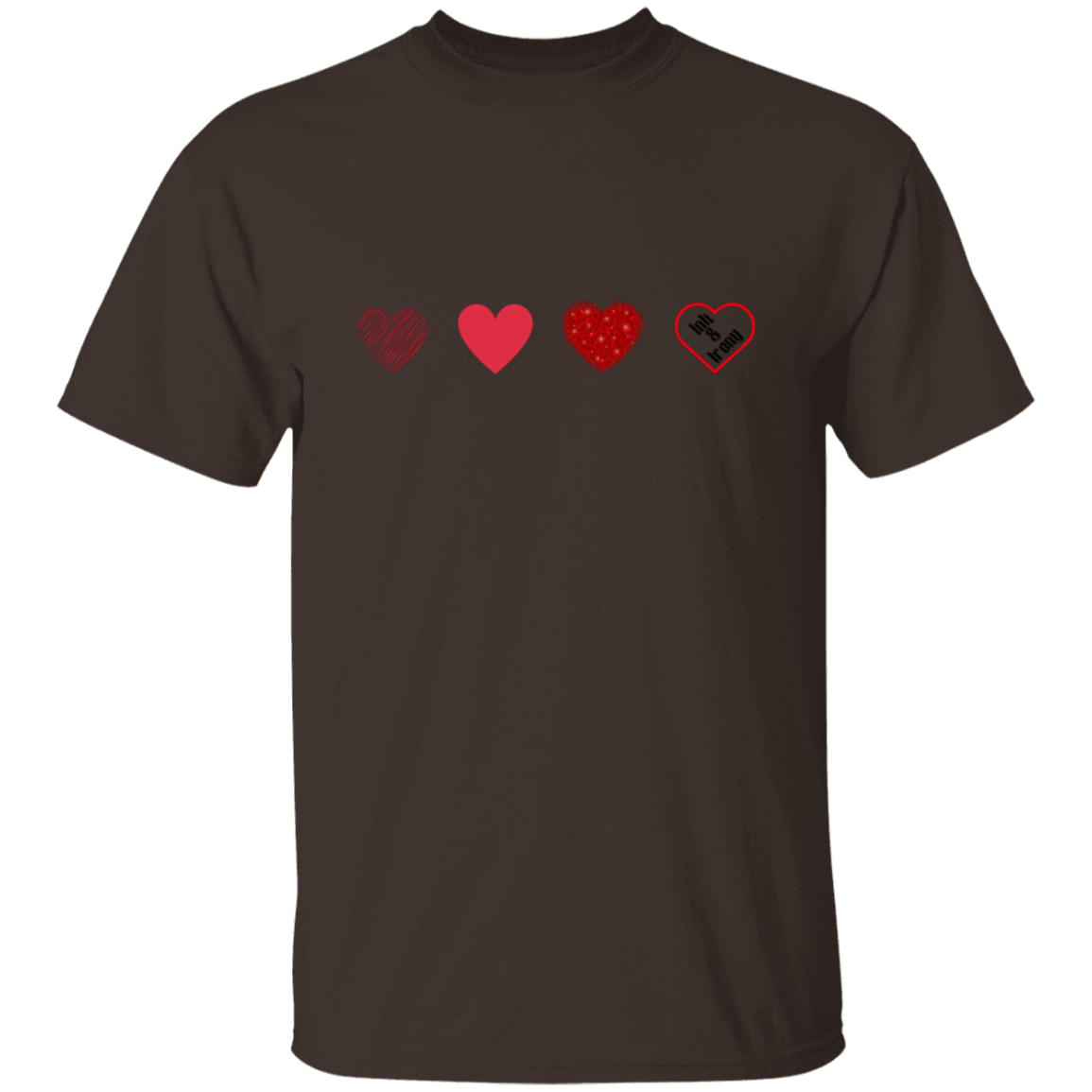 Red Heart Row T-Shirt