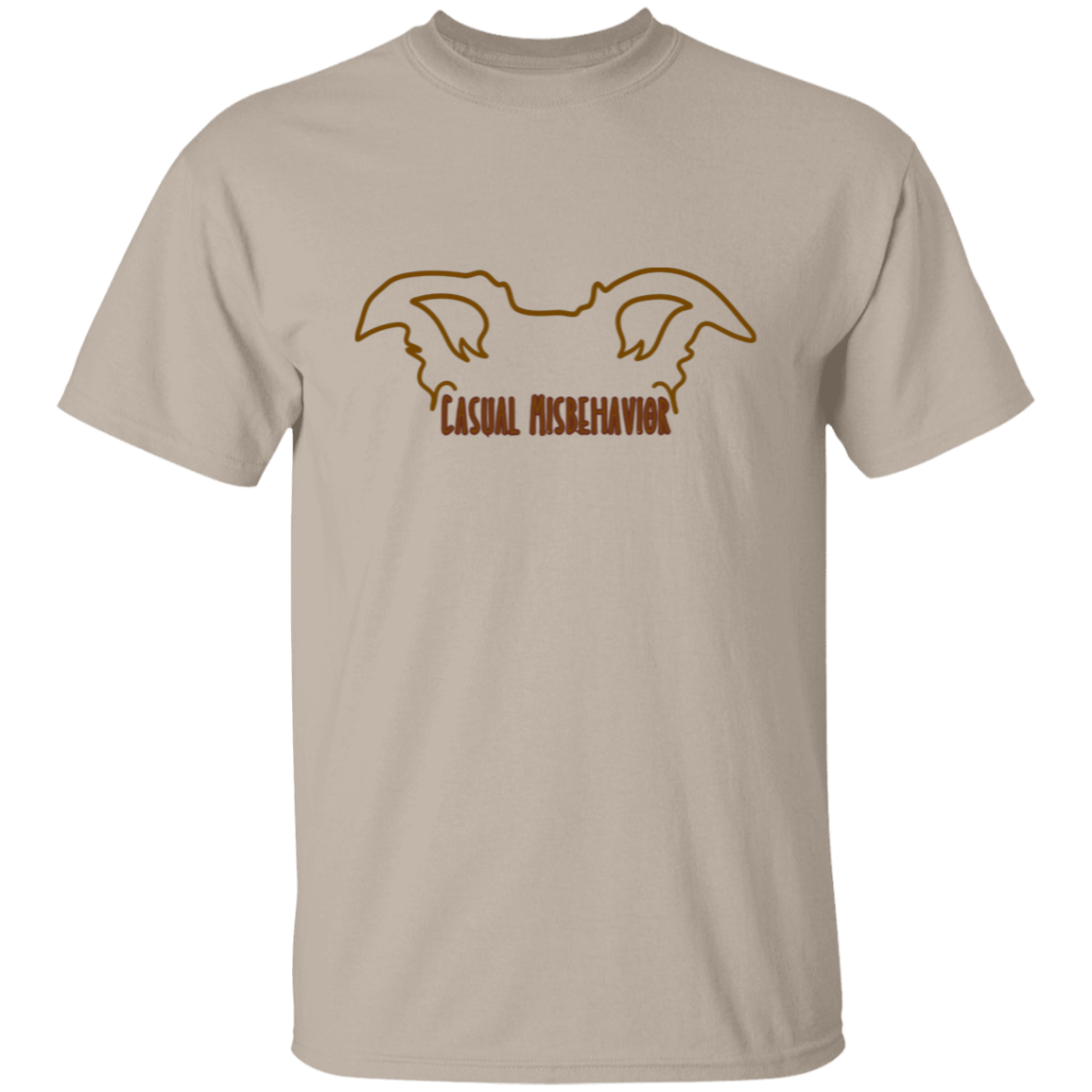 Camiseta informal de mala conducta