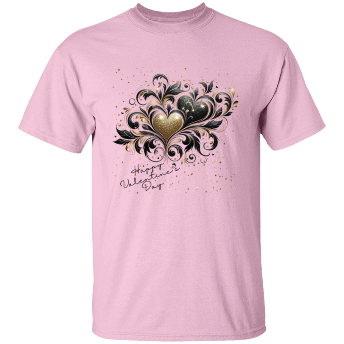 Camiseta con confeti del día de San Valentín