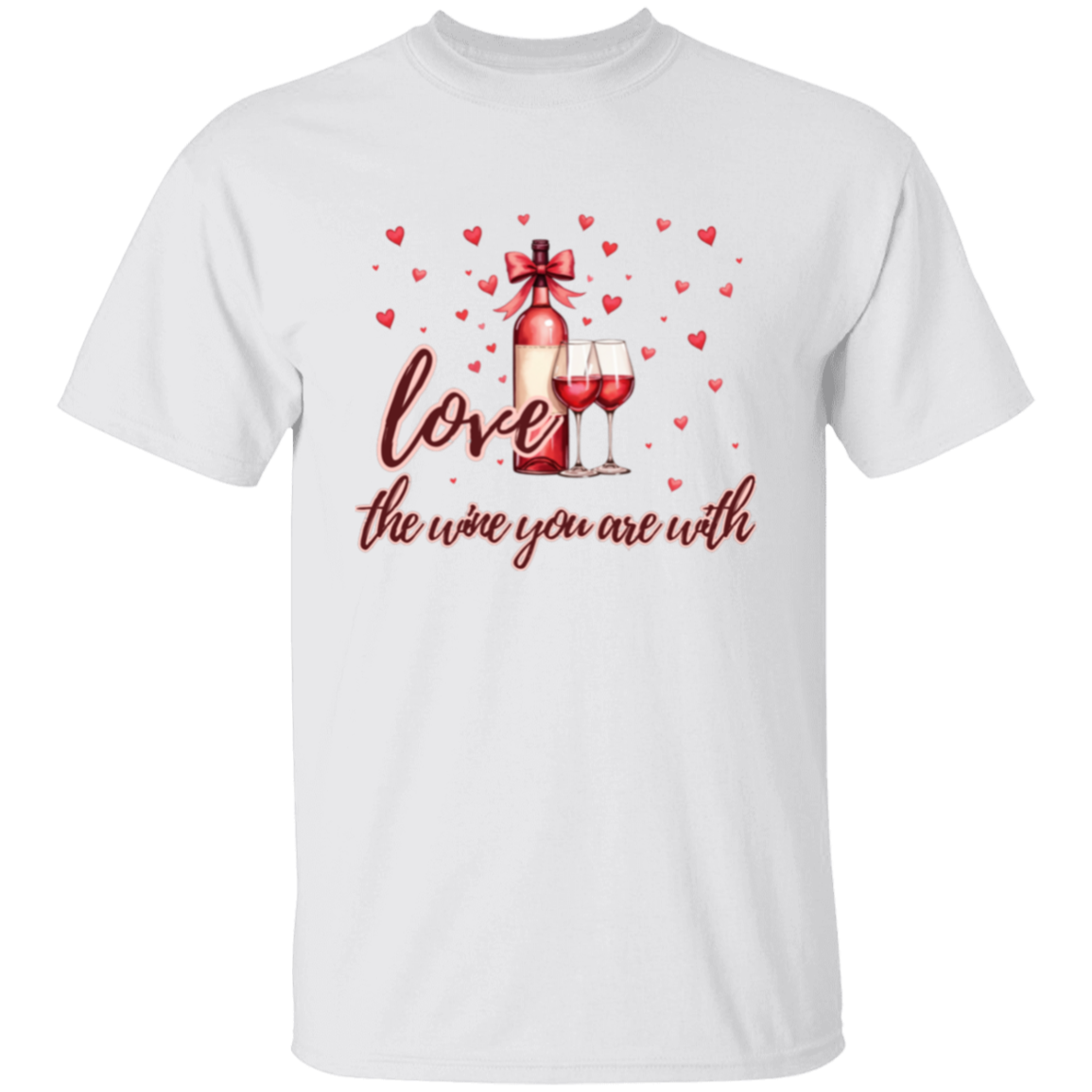 Camiseta "Ama el vino que te acompaña"