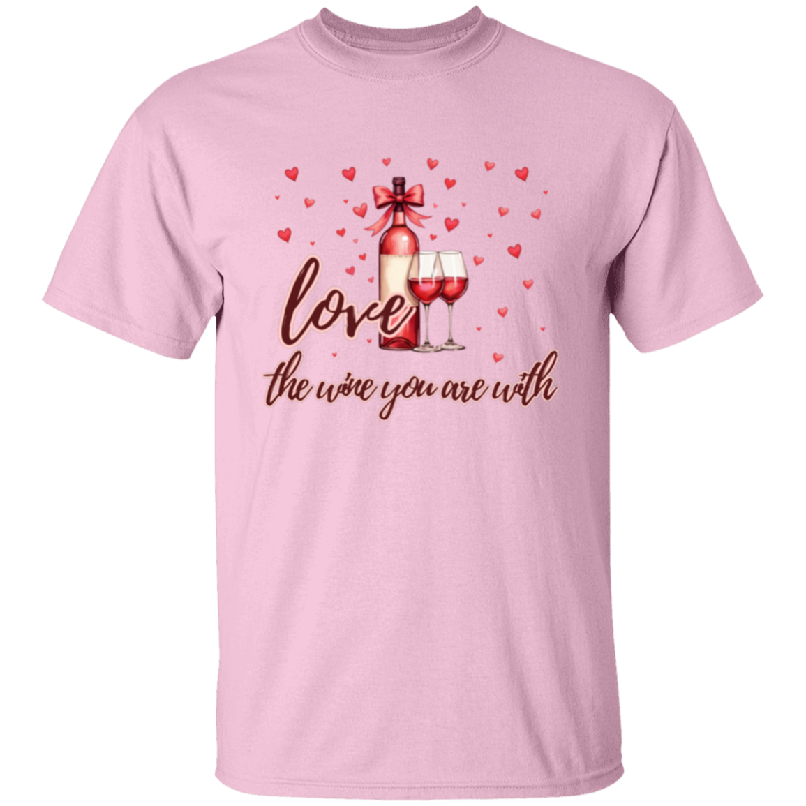 Camiseta "Ama el vino que te acompaña"