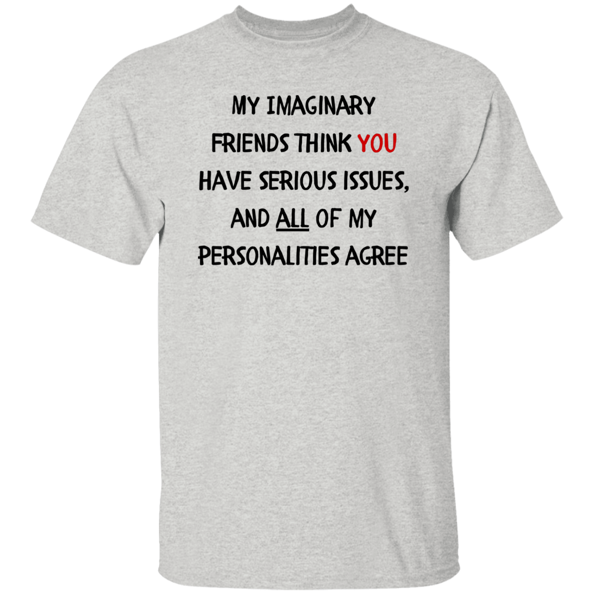 Camiseta de amigos imaginarios