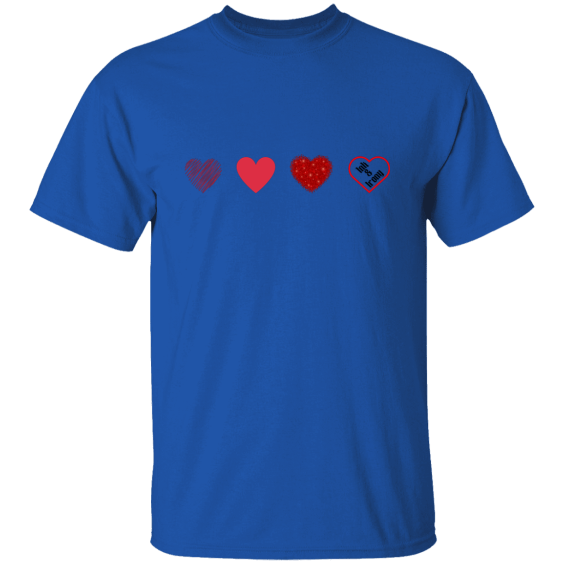 Red Heart Row T-Shirt