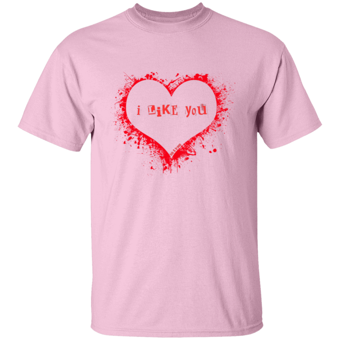 I Like You Red Heart T-Shirt