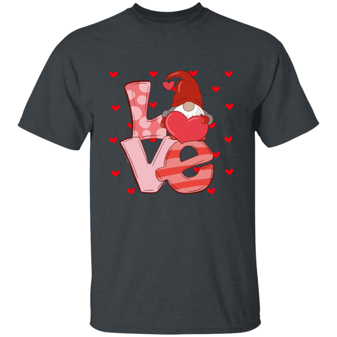 Love Hearts and Gnome T-Shirt