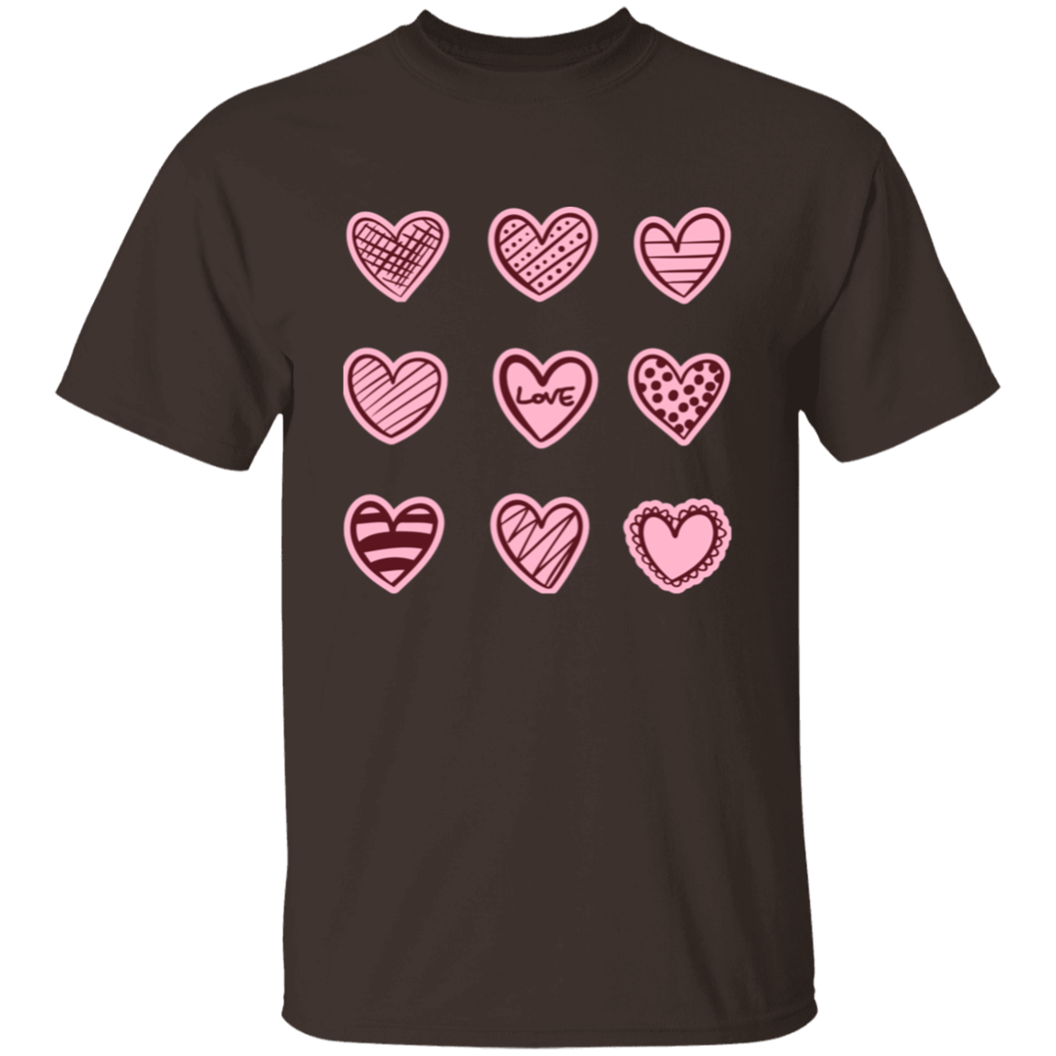 Heart Grid 3x3 T-Shirt