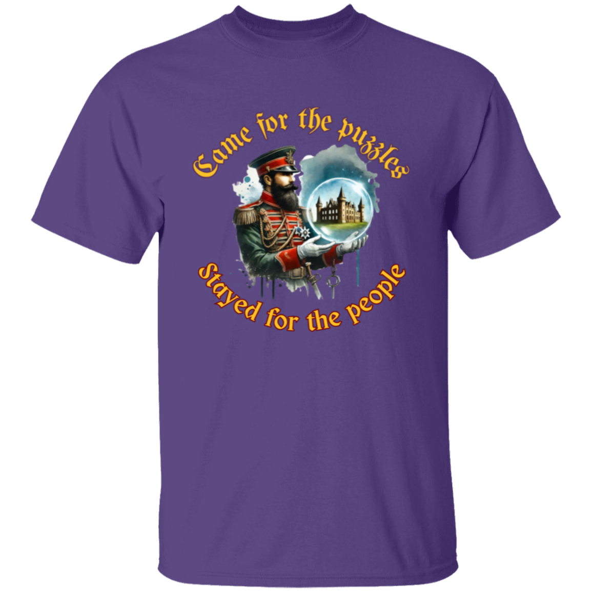 Camiseta "Vine por los rompecabezas"