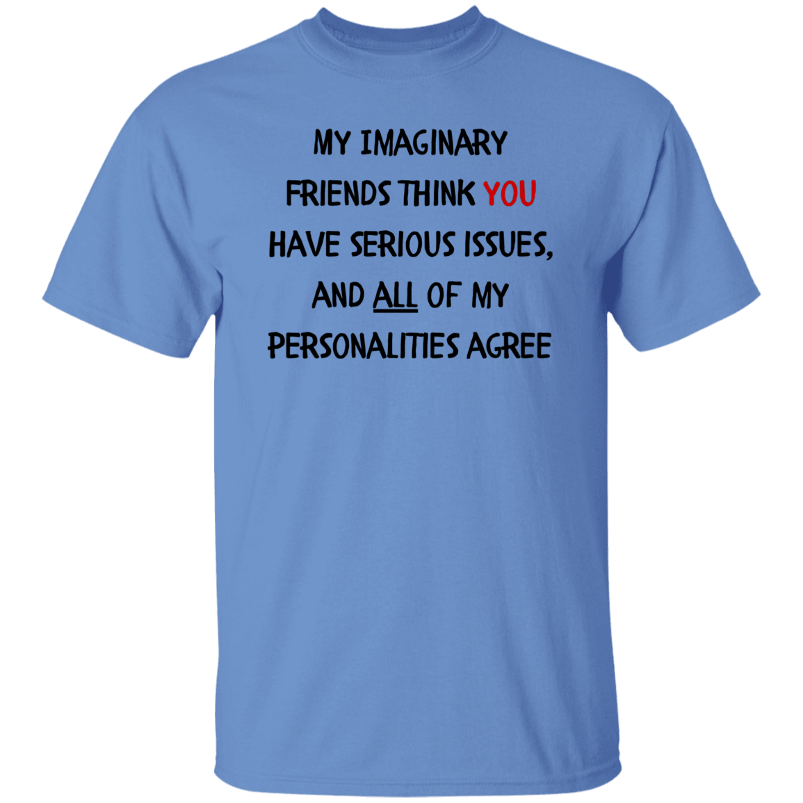 Camiseta de amigos imaginarios