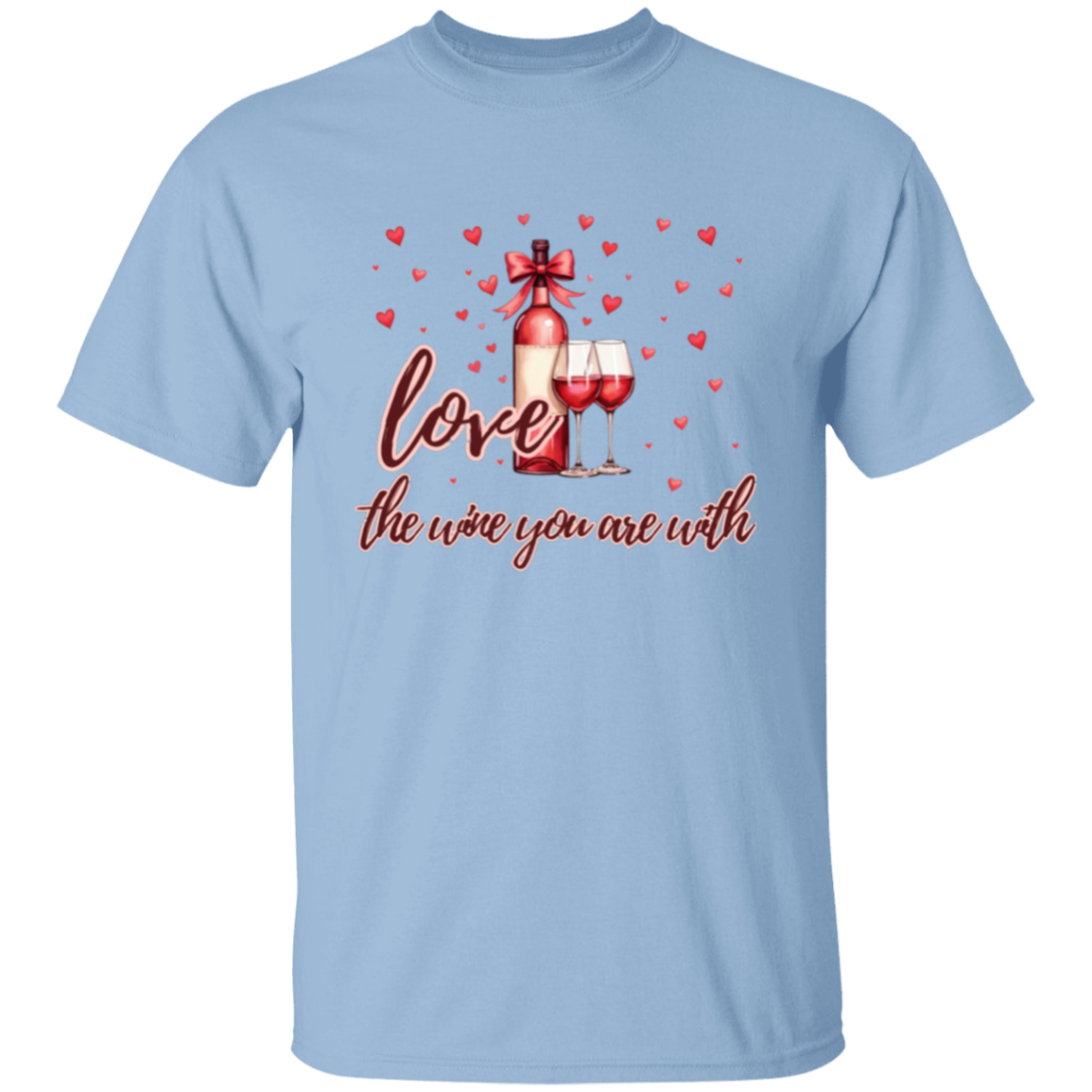 Camiseta "Ama el vino que te acompaña"