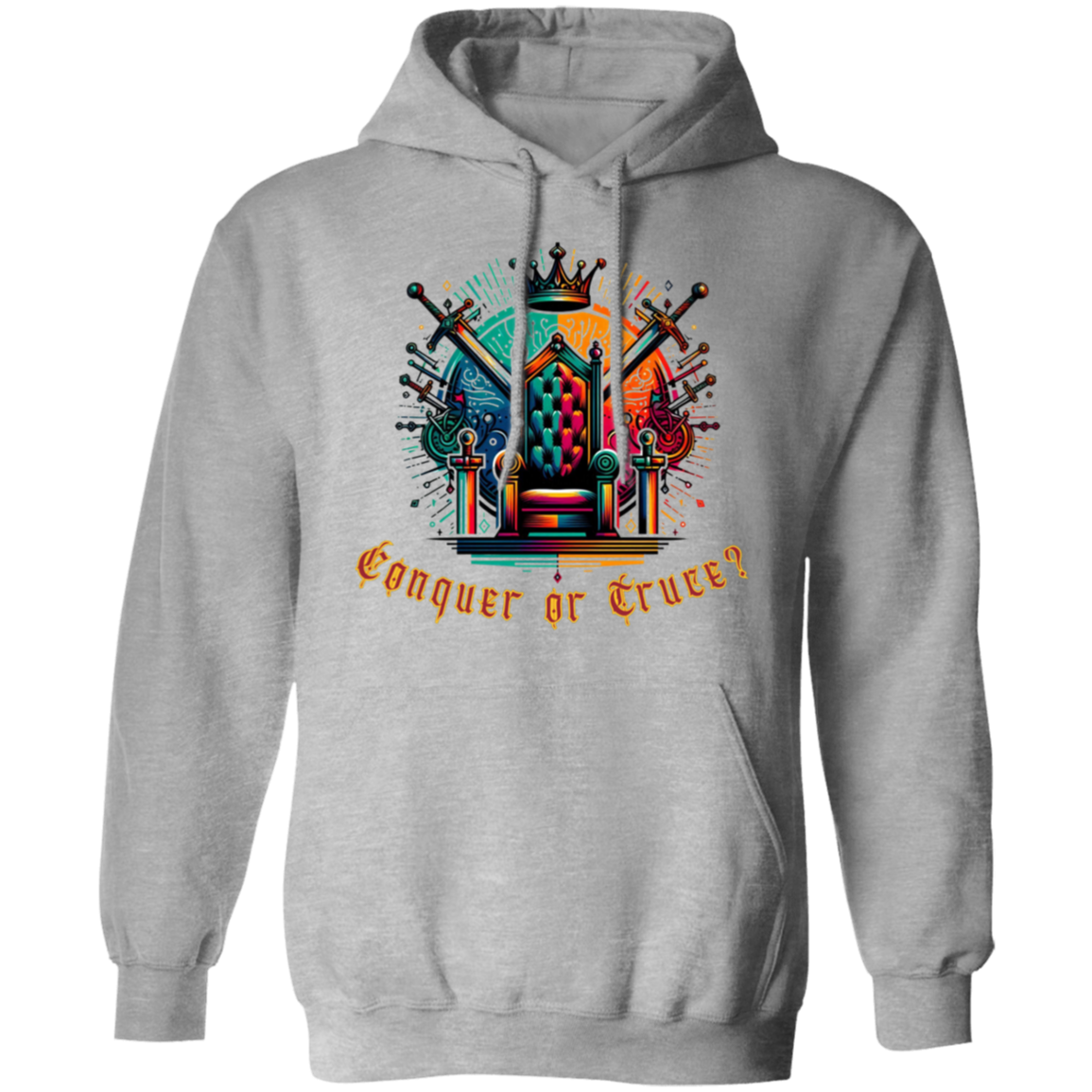 Conquer or Truce Pullover Hoodie