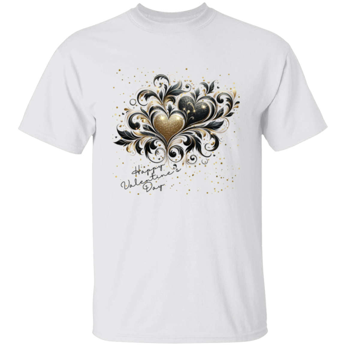 Camiseta con confeti del día de San Valentín