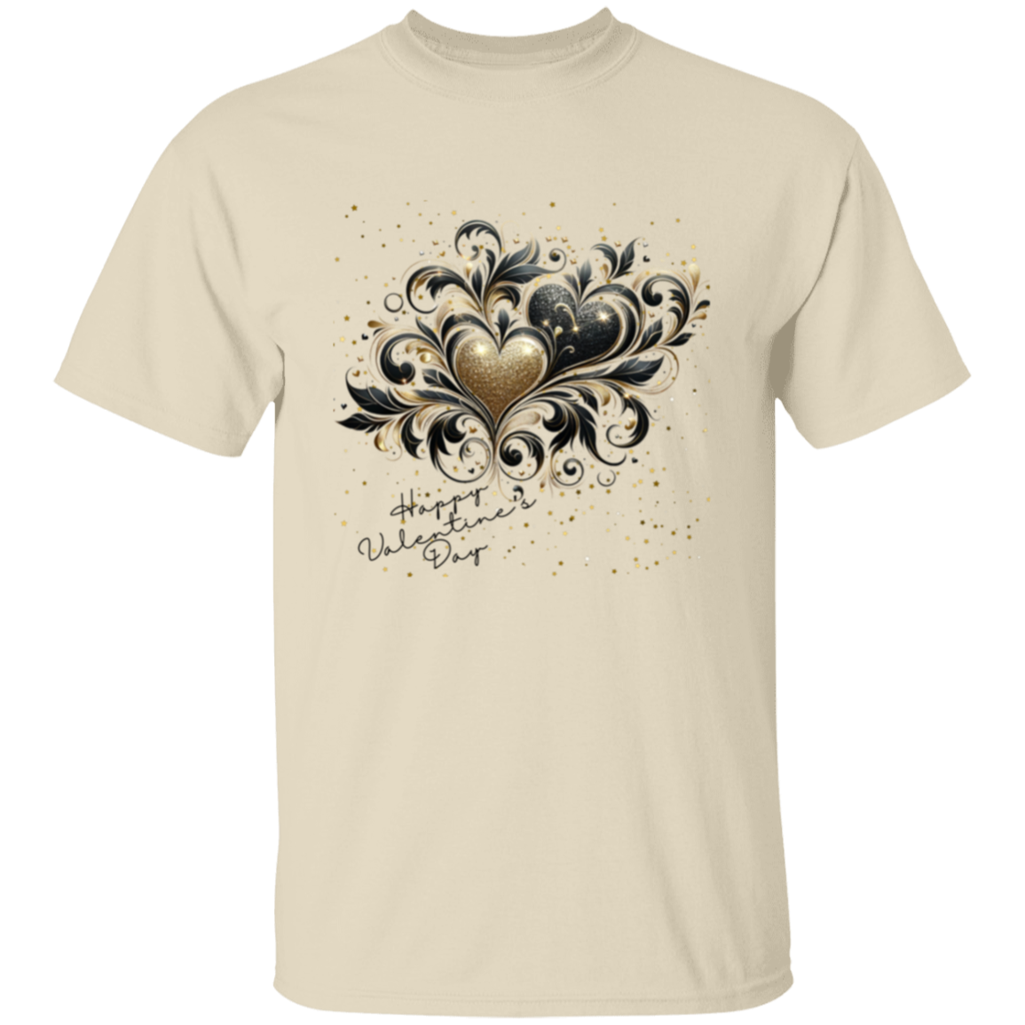 Camiseta con confeti del día de San Valentín