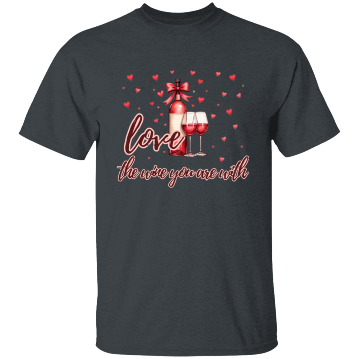 Camiseta "Ama el vino que te acompaña"