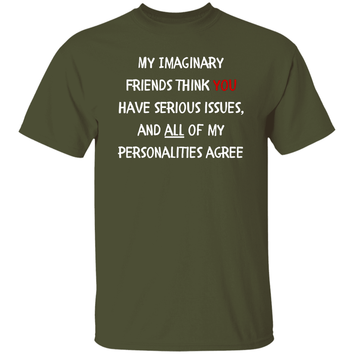 Camiseta de amigos imaginarios