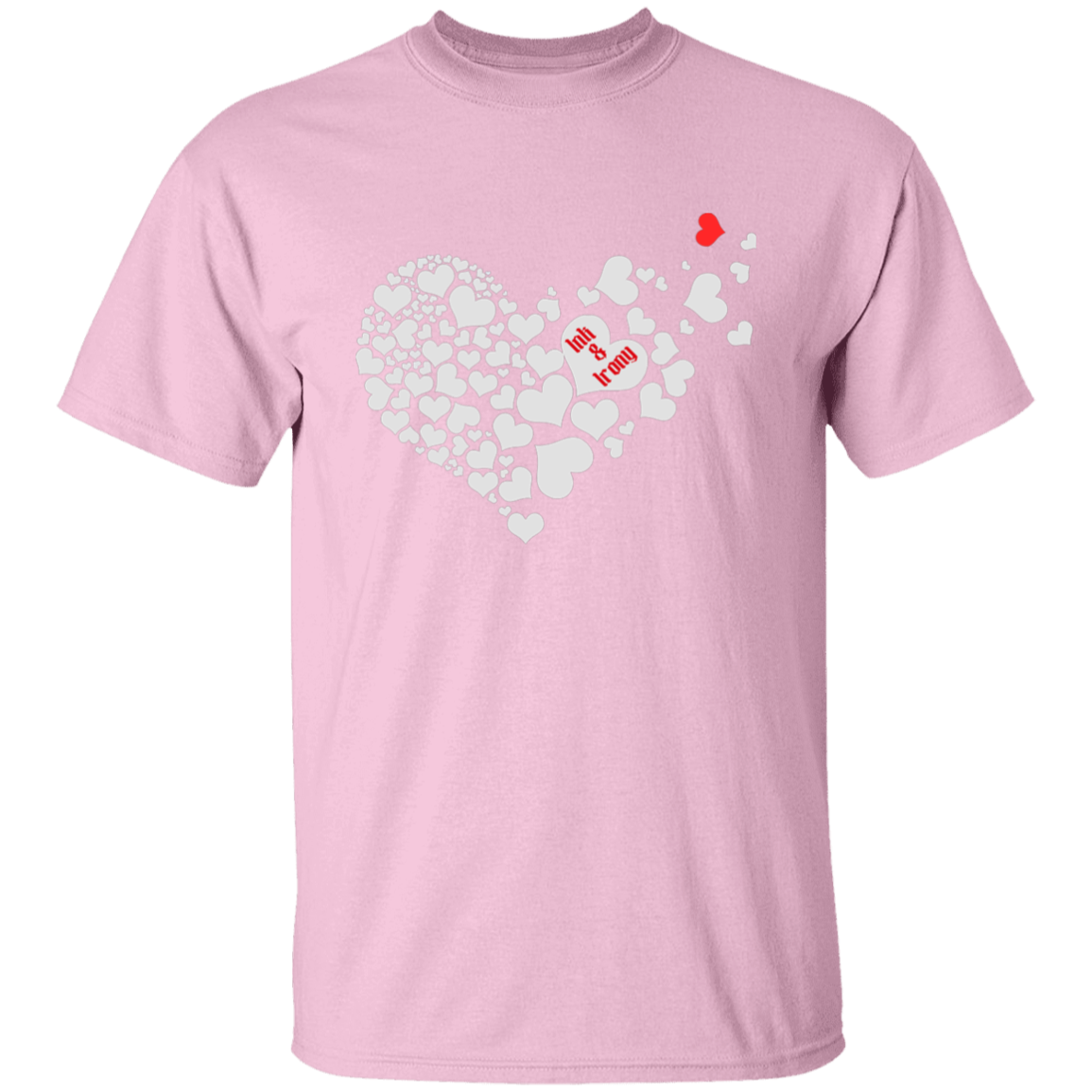Many Hearts in Heart Shape T-Shirt